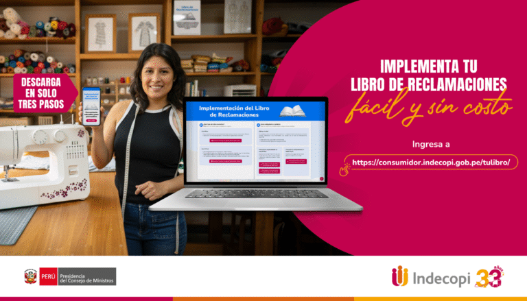 Indecopi lanza plataforma gratuita "Tu Libro de Reclamaciones" | eBIZ Noticias