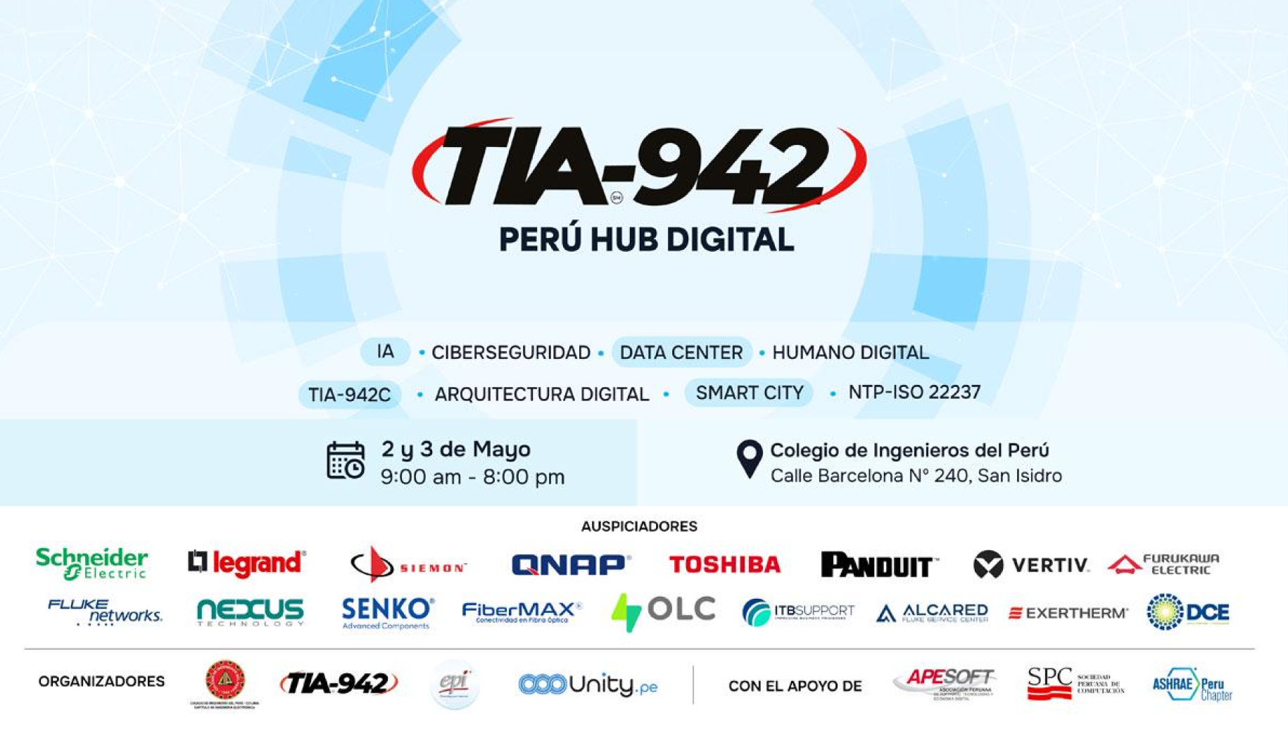 TIA-942: PERÚ HUB DIGITAL: El evento más importante de Data Center en Lima eBIZ Noticias