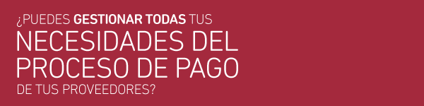 ¿Puedes gestionar todas tus neceidades del proceso de pago de tus proveedores?